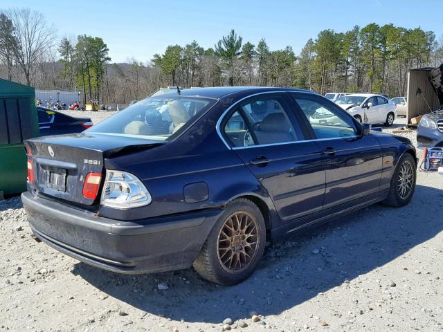 WBAAM533XXFR01764 - 1999 BMW 328 I AUTO BLUE photo 4