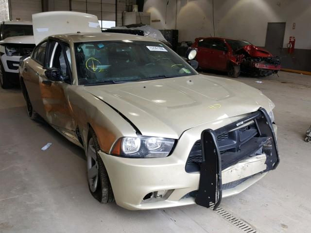 2C3CDXAT4DH647963 - 2013 DODGE CHARGER PO TAN photo 1