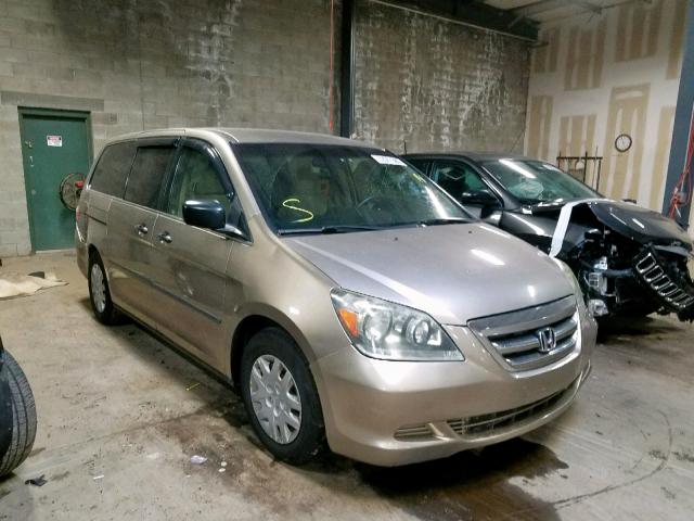 5FNRL38267B111783 - 2007 HONDA ODYSSEY LX TAN photo 1