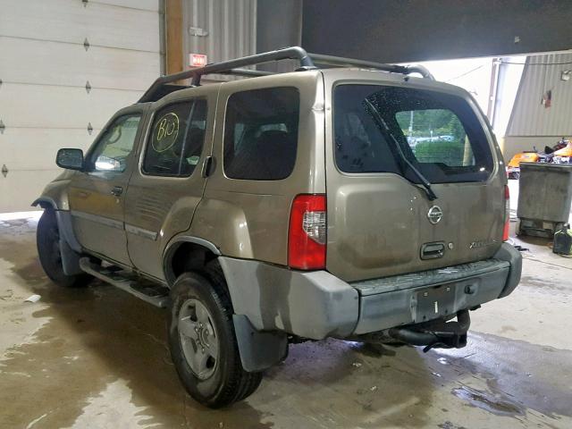 5N1ED28T02C514500 - 2002 NISSAN XTERRA XE BROWN photo 3