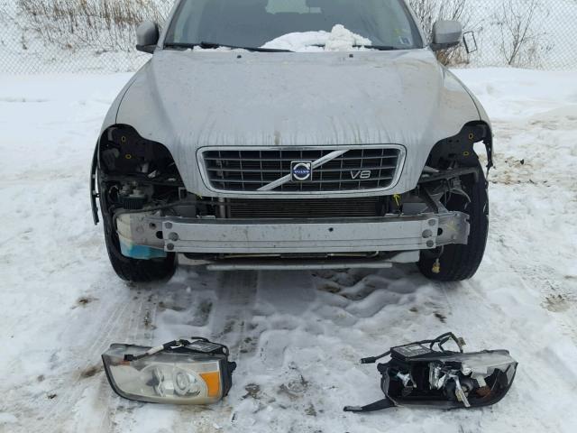 YV4CZ852771342302 - 2007 VOLVO XC90 V8 SILVER photo 9