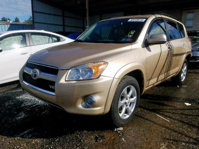 2T3DK4DV3AW034679 - 2010 TOYOTA RAV4 LIMIT BEIGE photo 2