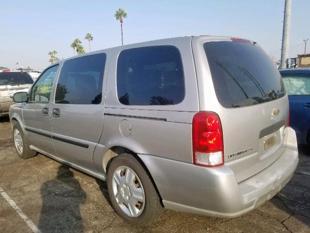 1GNDV23168D208429 - 2008 CHEVROLET UPLANDER L SILVER photo 3