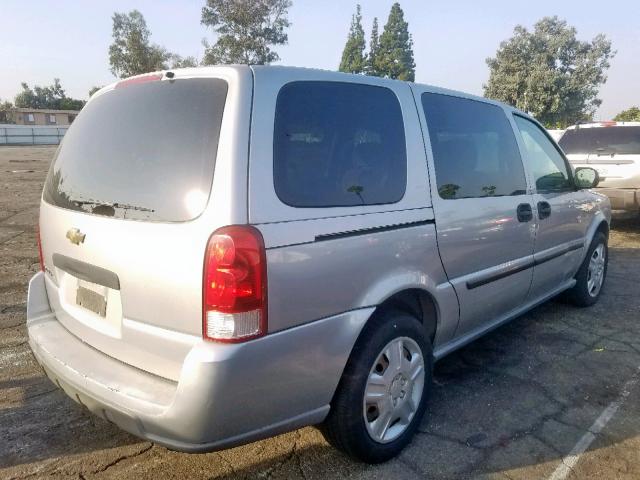 1GNDV23168D208429 - 2008 CHEVROLET UPLANDER L SILVER photo 4