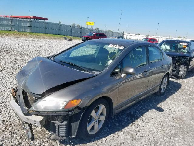 1HGFA16838L061350 - 2008 HONDA CIVIC EX BLUE photo 2