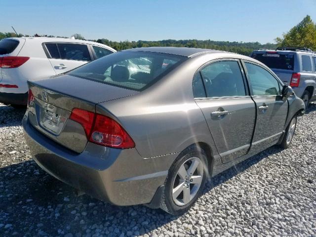 1HGFA16838L061350 - 2008 HONDA CIVIC EX BLUE photo 4