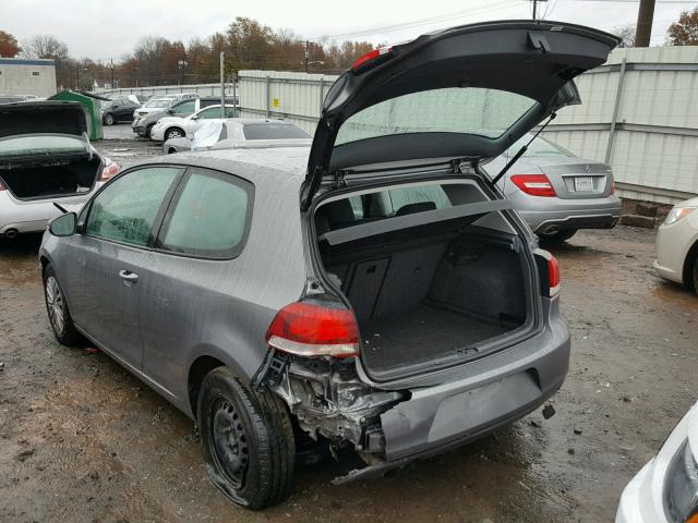 WVWBB7AJ7BW022399 - 2011 VOLKSWAGEN GOLF 灰色 照片 3