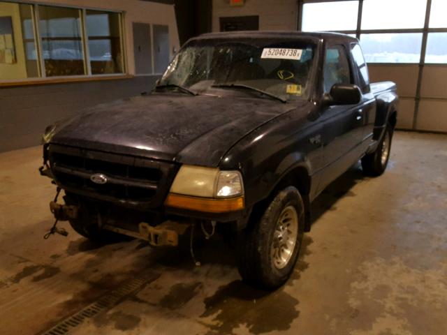 1FTYR14VXXTA37702 - 1999 FORD RANGER XL BLACK photo 2