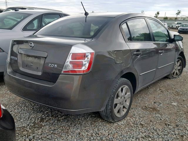 3N1AB61E27L687526 - 2007 NISSAN SENTRA 2.0 BROWN photo 4