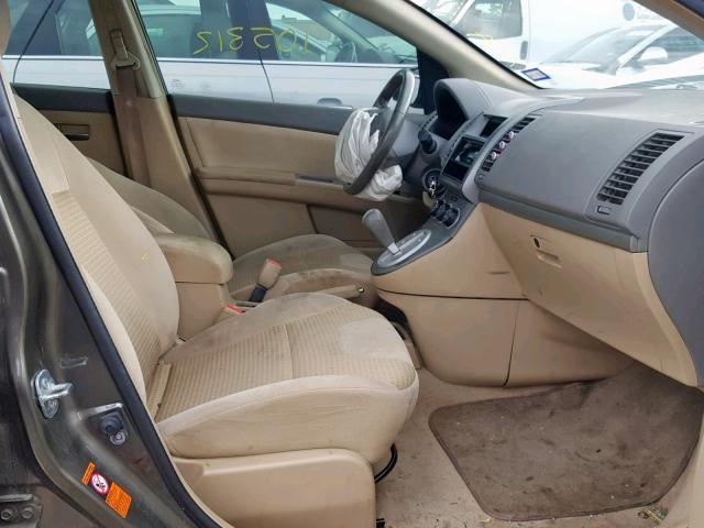 3N1AB61E27L687526 - 2007 NISSAN SENTRA 2.0 BROWN photo 5