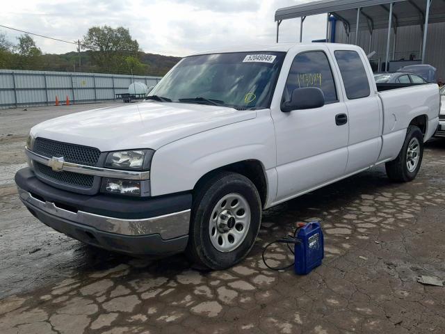 1GCEC19X25Z179289 - 2005 CHEVROLET SILVERADO WHITE photo 2