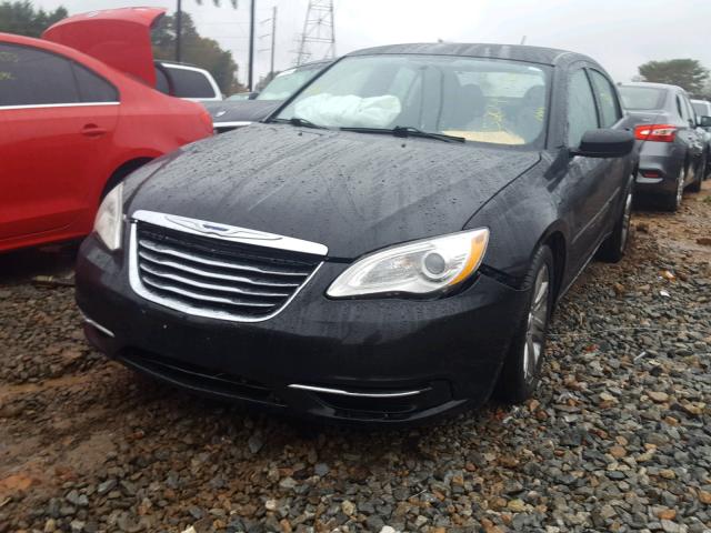 1C3CCBAB5CN317204 - 2012 CHRYSLER 200 LX BLACK photo 2