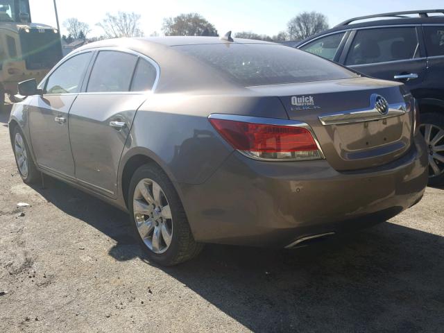 1G4GE5EV8AF113108 - 2010 BUICK LACROSSE C BROWN photo 3