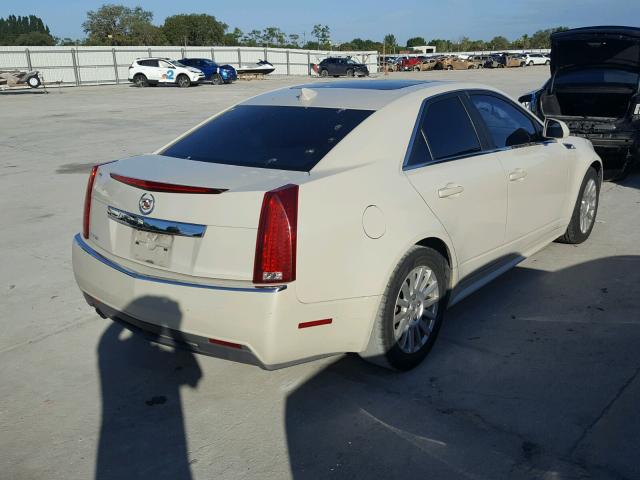 1G6DE5EY4B0115589 - 2011 CADILLAC CTS LUXURY CREAM photo 4