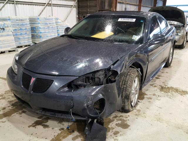 2G2WP582781194376 - 2008 PONTIAC GRAND PRIX CHARCOAL photo 2