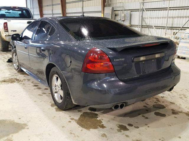 2G2WP582781194376 - 2008 PONTIAC GRAND PRIX CHARCOAL photo 3