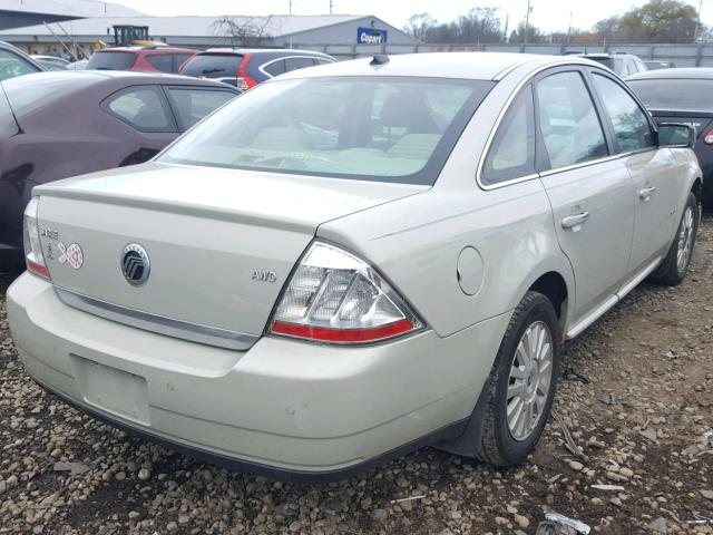 1MEHM41W18G607267 - 2008 MERCURY SABLE LUXU BEIGE photo 4