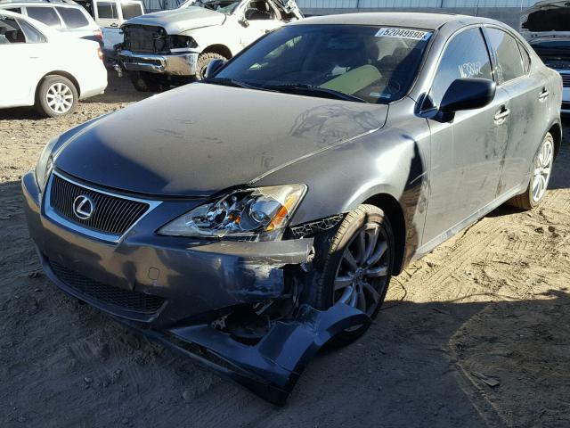 JTHCK262X82024882 - 2008 LEXUS IS 250 BLACK photo 2