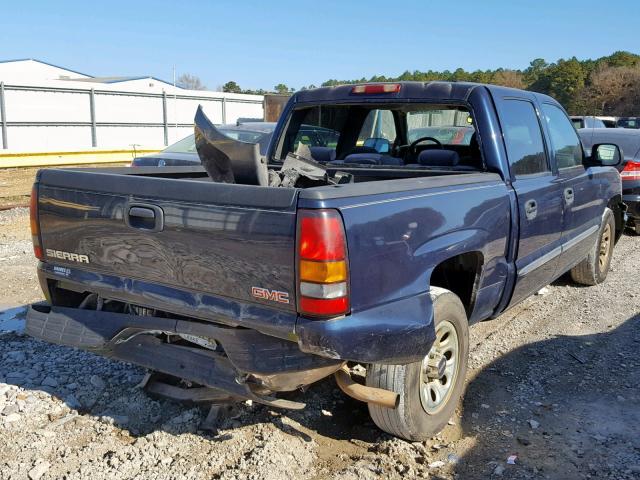 2GTEC13V671180383 - 2007 GMC NEW SIERRA BLUE photo 4