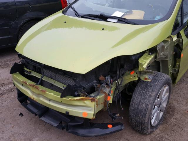 3FADP4EJXBM163721 - 2011 FORD FIESTA SE GREEN photo 9