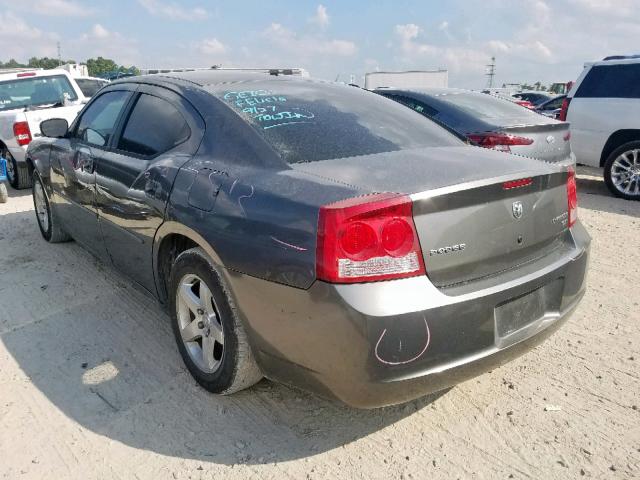 2B3CA3CV7AH147577 - 2010 DODGE CHARGER SX GRAY photo 3