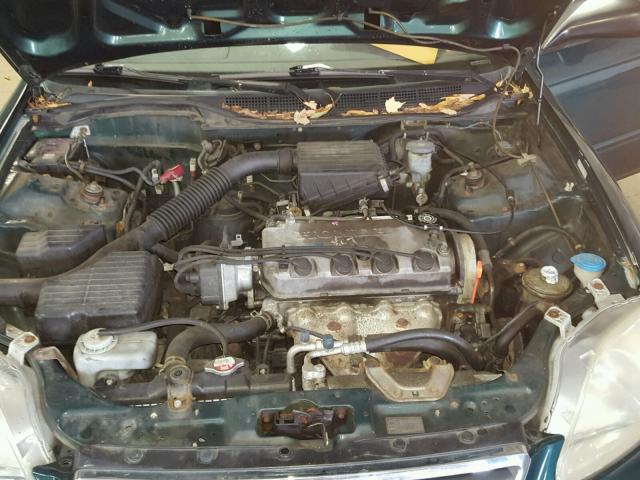 2HGEJ6618YH514595 - 2000 HONDA CIVIC BASE 绿色 照片 7