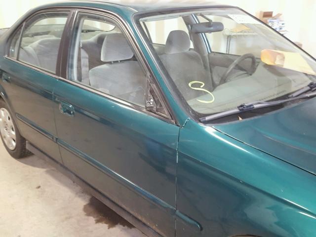 2HGEJ6618YH514595 - 2000 HONDA CIVIC BASE 绿色 照片 9