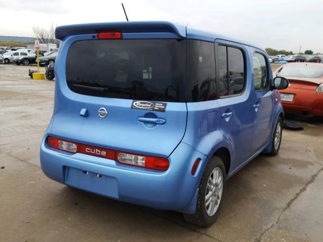 JN8AZ2KR3CT255685 - 2012 NISSAN CUBE BASE BLUE photo 4