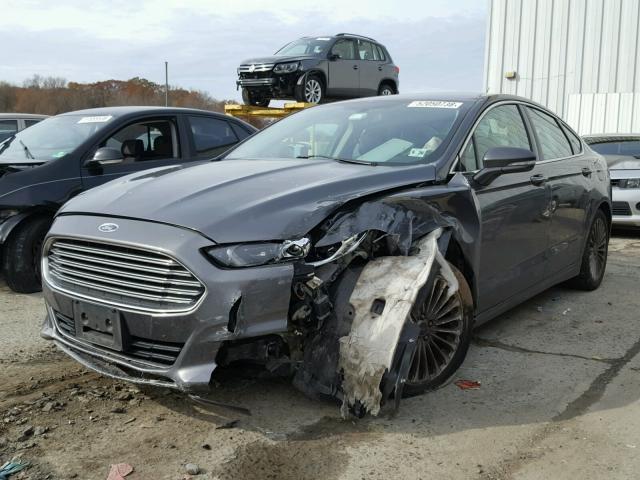 3FA6P0K94GR135810 - 2016 FORD FUSION TIT CHARCOAL photo 2