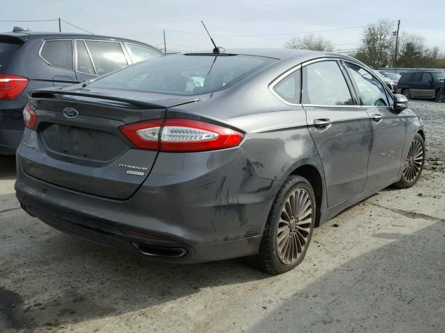 3FA6P0K94GR135810 - 2016 FORD FUSION TIT CHARCOAL photo 4