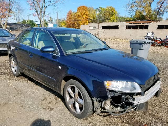 WAUDH78E27A245645 - 2007 AUDI A4 3.2 QUA BLACK photo 1