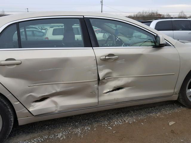 1G1ZH57B19F215085 - 2009 CHEVROLET MALIBU 1LT 金色 照片 9