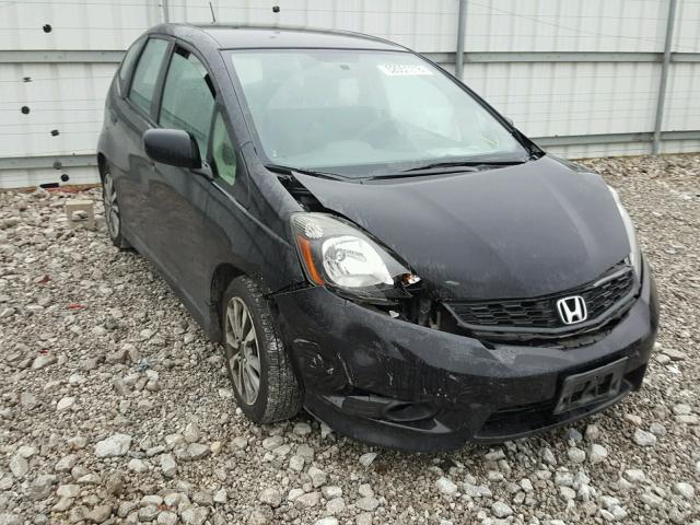 JHMGE8H52CC011887 - 2012 HONDA FIT SPORT BLACK photo 1