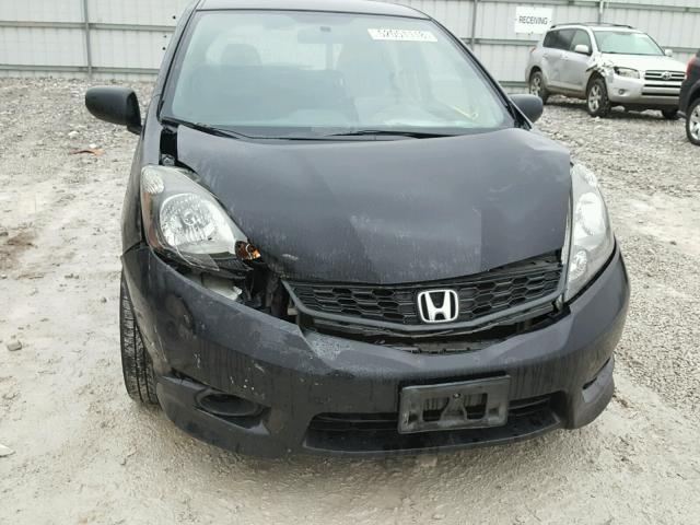 JHMGE8H52CC011887 - 2012 HONDA FIT SPORT BLACK photo 9