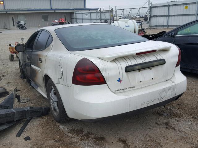2G2WP522151202802 - 2005 PONTIAC GRAND PRIX WHITE photo 3