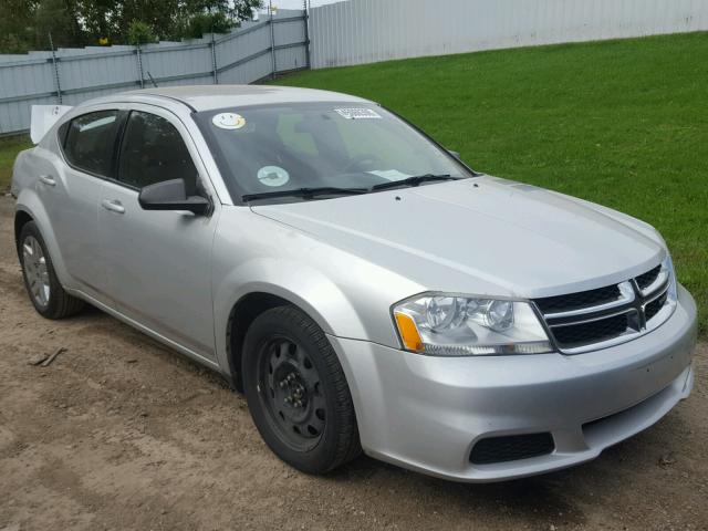 1B3BD4FB1BN609151 - 2011 DODGE AVENGER EX SILVER photo 1