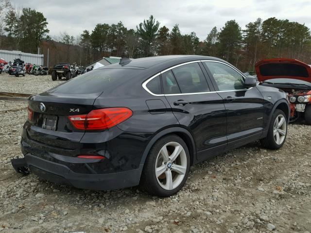 5UXXW3C57G0R20917 - 2016 BMW X4 XDRIVE2 BLACK photo 4