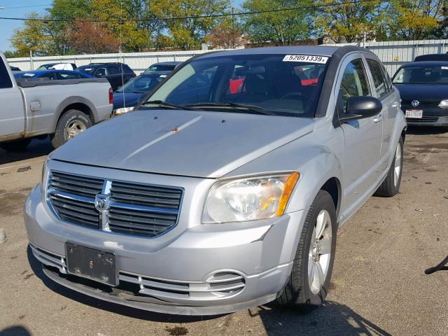 1B3CB4HA3AD545228 - 2010 DODGE CALIBER SX SILVER photo 2