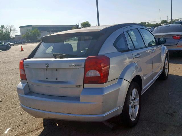 1B3CB4HA3AD545228 - 2010 DODGE CALIBER SX SILVER photo 4