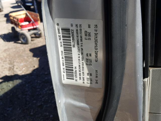 2C3KA63HX6H277886 - 2006 CHRYSLER 300C SILVER photo 10