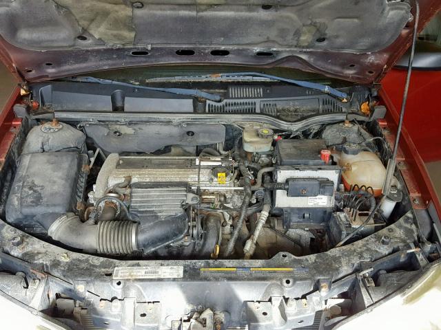 1G8AV12F63Z191012 - 2003 SATURN ION LEVEL ORANGE photo 7