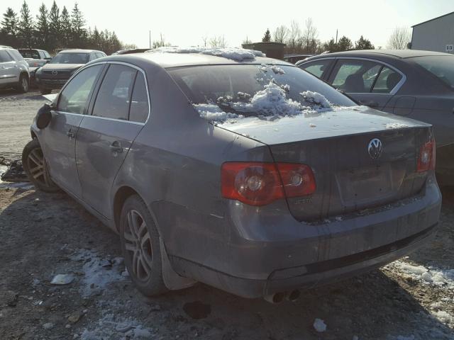 3VWDF71K96M641627 - 2006 VOLKSWAGEN JETTA 2.5L GRAY photo 3