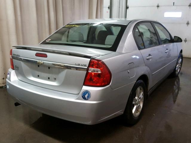 1G1ZT54855F190015 - 2005 CHEVROLET MALIBU LS SILVER photo 4