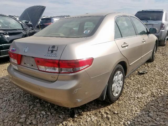 JHMCM56434C015670 - 2004 HONDA ACCORD LX GOLD photo 4