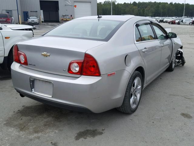 1G1ZH57B08F175306 - 2008 CHEVROLET MALIBU 1LT SILVER photo 4