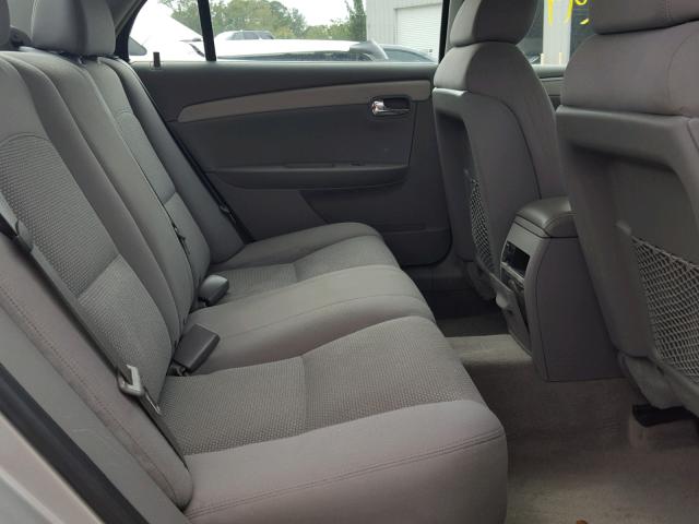 1G1ZH57B08F175306 - 2008 CHEVROLET MALIBU 1LT SILVER photo 6