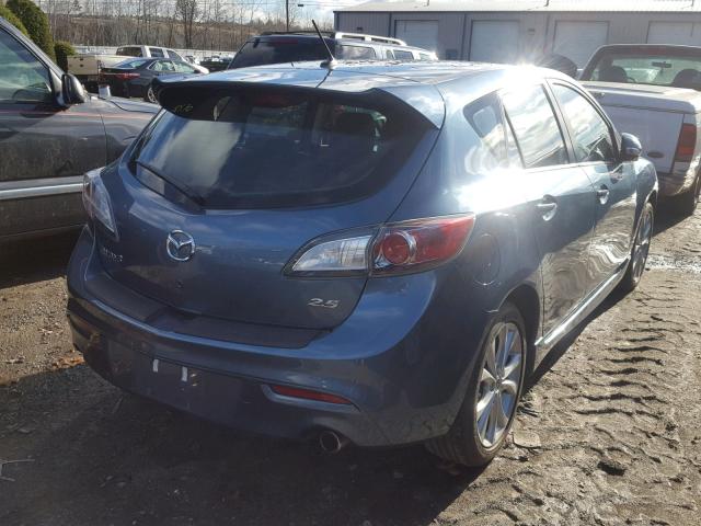 JM1BL1H69A1210493 - 2010 MAZDA 3 S BLUE photo 4