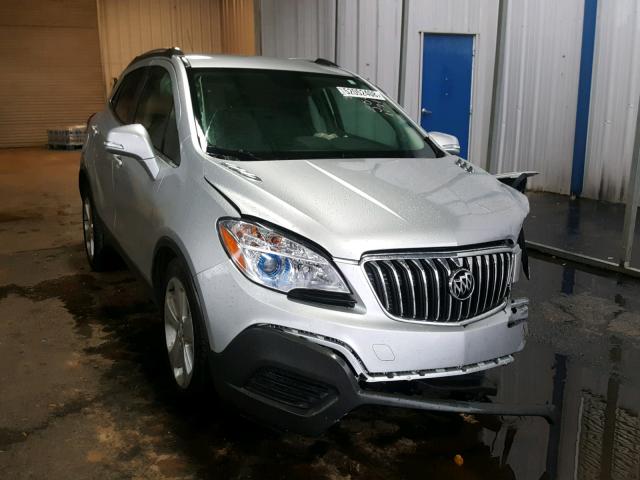 KL4CJASBXGB585029 - 2016 BUICK ENCORE SILVER photo 1