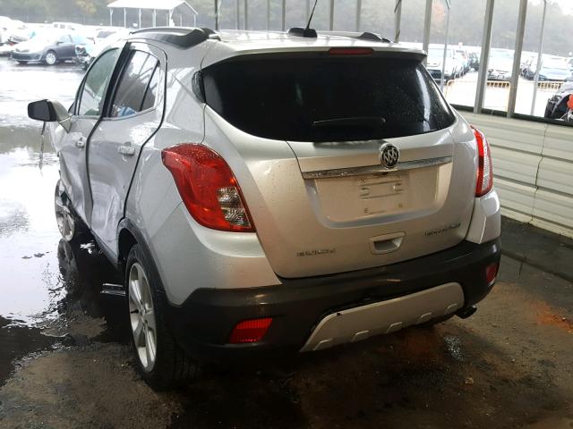 KL4CJASBXGB585029 - 2016 BUICK ENCORE SILVER photo 3