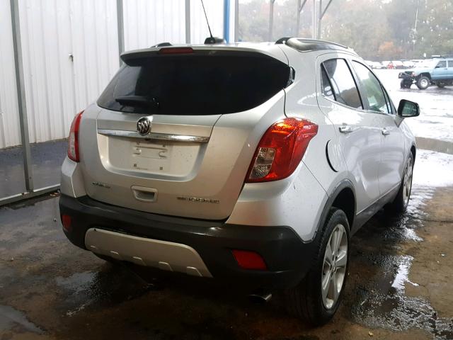 KL4CJASBXGB585029 - 2016 BUICK ENCORE SILVER photo 4